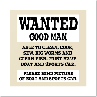 Wanted Good Man Posters and Art